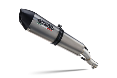 Pot echappement compatible avec Husaberg FE 350 2013-2014, Gpe Ann. titanium, Échappement légal, homologué,silencieux avec db killer amovible et tuyau de liaison spécifique 