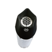 Pot echappement compatible avec Kawasaki Ninja 400 2018-2022, GP Evo4 Titanium, Échappement légal, homologué,silencieux avec db killer amovible et tuyau de liaison spécifique 