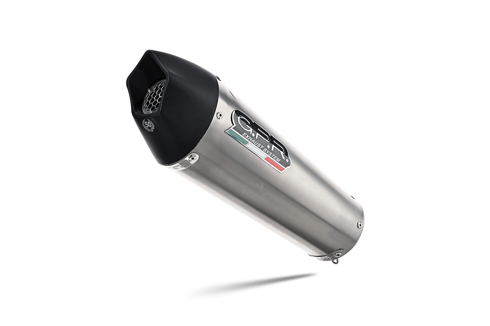 Pot echappement compatible avec Kawasaki Ninja 400 2018-2022, GP Evo4 Titanium, Échappement légal, homologué,silencieux avec db killer amovible et tuyau de liaison spécifique 