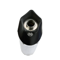 Pot echappement compatible avec Kawasaki Z 750 - S 2004-2006, Gpe Ann. titanium, Échappement légal, homologué,silencieux avec db killer amovible et tuyau de liaison spécifique 