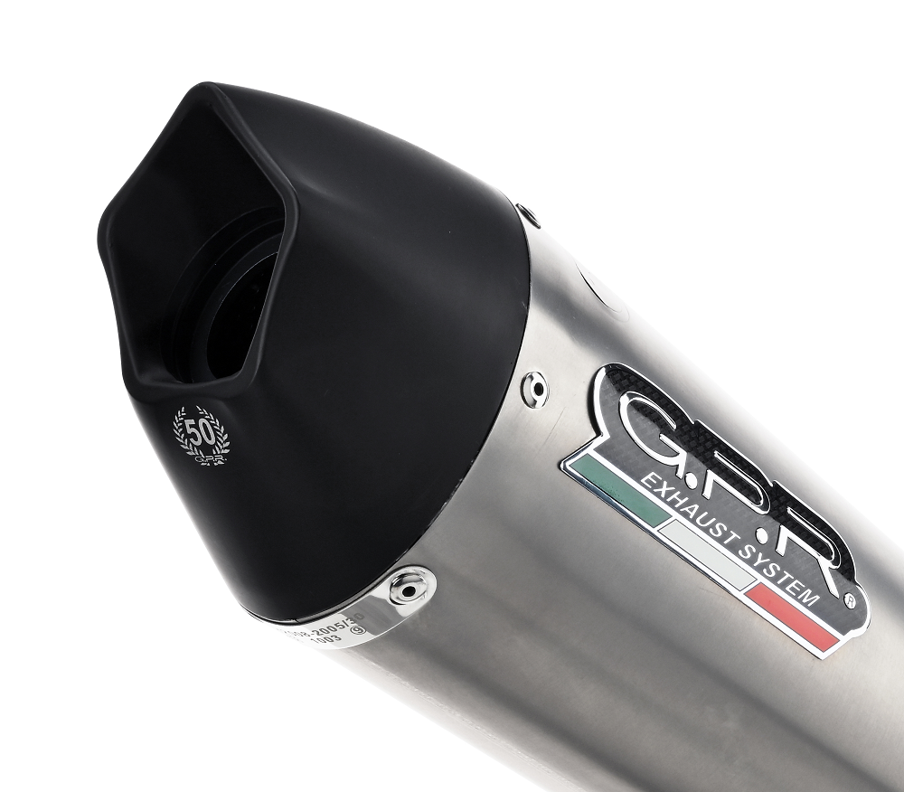 Pot echappement compatible avec Bmw S 1000 Rr 2009-2011, Gpe Ann. titanium, Pot échappement racing, avec les tuyaux de liaison, article sans homologation 
