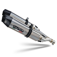 Pot echappement compatible avec Yamaha Yzf 1000 R1 2009-2014, Gpe Ann. titanium, Paire de pot d'échappement homologuées, livrées avec db killer amovible et raccords spécifiques 