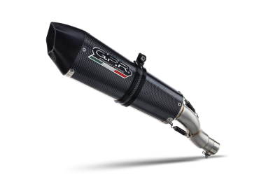 Pot echappement compatible avec Suzuki Gsx-S 1000 F 2021-2025, GP Evo4 Poppy, Échappement légal, homologué,silencieux avec db killer amovible et tuyau de liaison spécifique 