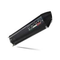 Pot echappement compatible avec Aprilia Shiver 900 2017-2020, GP Evo4 Poppy, Paire de pot d'échappement homologuées, livrées avec db killer amovible et raccords spécifiques 