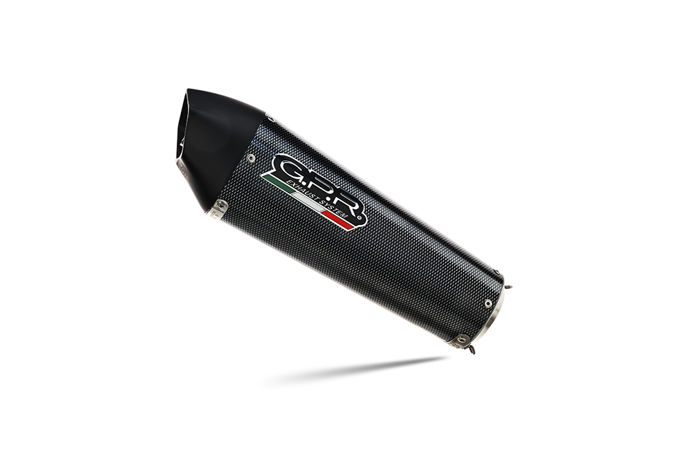 Pot echappement compatible avec Ducati Hypermotard 796 2010-2012, Gpe Ann. Poppy, Pot échappement homologué et légal, silencieux avec mi-collecteur y db killer amovible 
