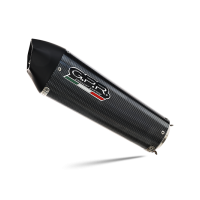 Pot echappement compatible avec Ducati Hypermotard 796 2010-2012, Gpe Ann. Poppy, Pot échappement homologué et légal, silencieux avec mi-collecteur y db killer amovible 