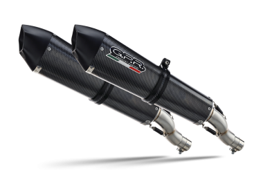 Pot echappement compatible avec Bmw K 1600 Gt 2010-2016, Gpe Ann. Poppy, Paire de pot d'échappement homologuées, livrées avec db killer amovible et raccords spécifiques 