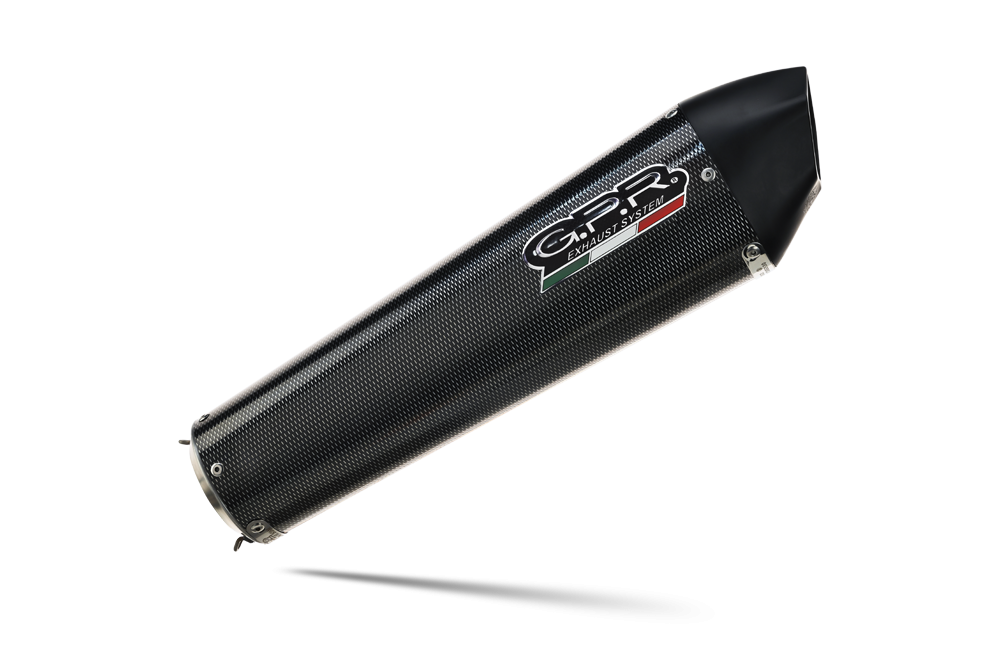 GPR pot echappement compatible avec  Bmw K 1600 Gtl 2012-2016, New Grand Prix Evo Poppy, Paire de pot d'échappement homologuées, livrées avec db killer amovible et raccords spécifiques 