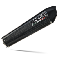 GPR pot echappement compatible avec  Bmw K 1600 Gtl 2012-2016, New Grand Prix Evo Poppy, Paire de pot d'échappement homologuées, livrées avec db killer amovible et raccords spécifiques 