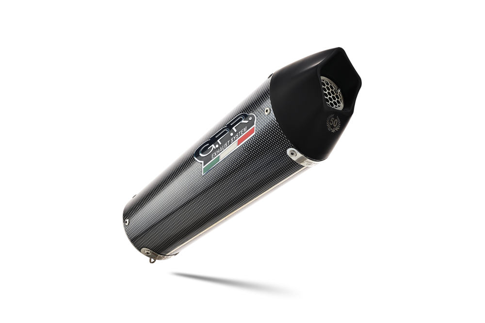 GPR pot echappement compatible avec  Bmw F 800 R 2017-2019, New Grand Prix Evo Poppy, Échappement légal, homologué,silencieux avec db killer amovible et tuyau de liaison spécifique 