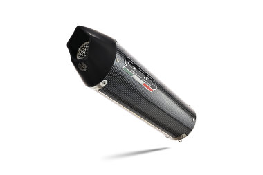 Pot echappement compatible avec Cf Moto 300 NK 2022-2024, GP Evo4 Poppy, Homologué et légal, système d'échappement complet avec catalyseur et db killer amovible 