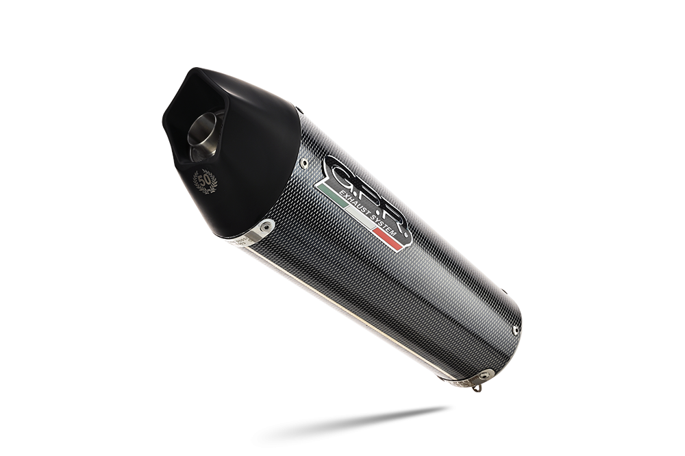 Pot echappement compatible avec Ducati Hypermotard 796 2010-2012, Gpe Ann. Poppy, Pot échappement homologué et légal, silencieux avec mi-collecteur y db killer amovible 