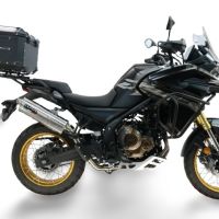 Top case GPR TECH compatible with  Voge 625DSX 2024/2026 e5 Top Case Alpitech en aluminium, couleur noire avec plaque spécifique incluse Capacité Litres 35