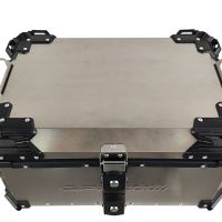 GPR TECH TOP CASE ALPI-TECH 35 LT. Top case en Titane, couleur naturel avec plaque universelle incluse Capacité Litres 35