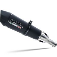 GPR pot echappement compatible avec  Aprilia RS 457 2024-2025, New Grand Prix Evo Black Titanium, Homologué et légal, système d'échappement complet avec catalyseur et db killer amovible 
