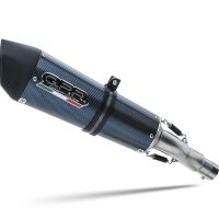 GPR pot echappement compatible avec  Honda Crf 250 L - Rally 2017-2020, New Grand Prix Evo Poppy, Échappement légal, homologué,silencieux avec catalyseur, db killer amovible et tuyau de liaison spécifique 