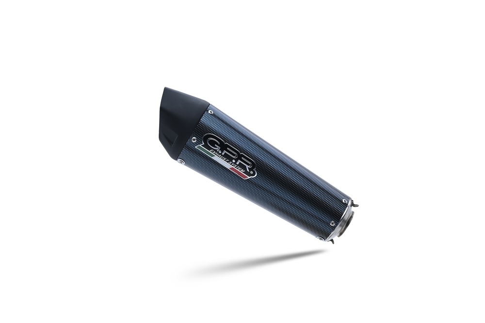GPR pot echappement compatible avec  Honda Crf 250 L - Rally 2017-2020, New Grand Prix Evo Poppy, Échappement légal, homologué,silencieux avec catalyseur, db killer amovible et tuyau de liaison spécifique 