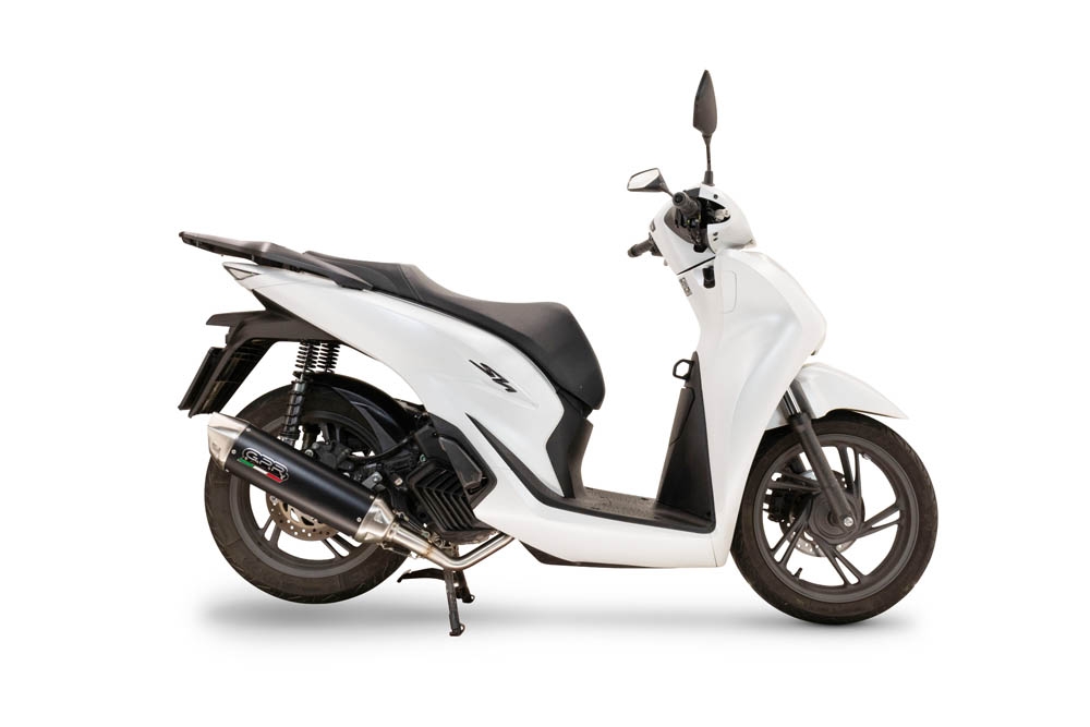 Pot echappement compatible avec Honda SH 150 2024-2025, Furore-X Scooter, Silencieux homologué pour bruit, échappement complet avec catalyseur et db killer 