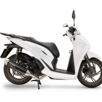 Pot echappement compatible avec Honda SH 150 2024-2025, Furore-X Scooter, Silencieux homologué pour bruit, échappement complet avec catalyseur et db killer 