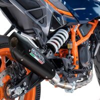 Pot echappement compatible avec Husqvarna Vitpilen 401 2024-2025, GP-Revo Black Titanium, Échappement légal, homologué,silencieux avec db killer amovible et tuyau de liaison spécifique 