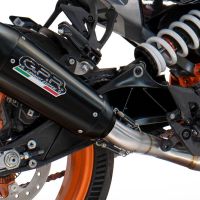 Pot echappement compatible avec Husqvarna Vitpilen 401 2024-2025, GP-Revo Black Titanium, Échappement légal, homologué,silencieux avec db killer amovible et tuyau de liaison spécifique 