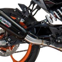 Pot echappement compatible avec Husqvarna Vitpilen 401 2024-2025, GP-Revo Black Titanium, Échappement légal, homologué,silencieux avec db killer amovible et tuyau de liaison spécifique 