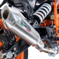 Pot echappement compatible avec Husqvarna Svartpilen 401 2024-2025, GP-Revo Titanium, Échappement légal, homologué,silencieux avec db killer amovible et tuyau de liaison spécifique 