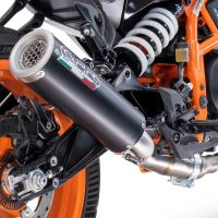 Pot echappement compatible avec Husqvarna Svartpilen 401 2024-2025, M3 Black Titanium, Échappement légal, homologué,silencieux avec db killer amovible et tuyau de liaison spécifique 