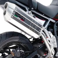 Pot echappement compatible avec Bmw R 1100 Rt 1994-2001, Hyper Sonic Inox, Échappement légal, homologué,silencieux avec db killer amovible et tuyau de liaison spécifique 