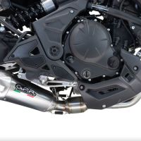 Pot echappement compatible avec Kawasaki Ninja 650 2023-2025, GP-Revo Titanium, Pot d'échappement complet racing, compris de collecteur et db killer amovible, sans homologation 