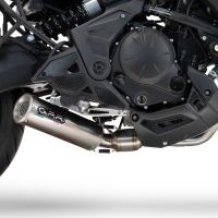 Pot echappement compatible avec Kawasaki Ninja 650 2023-2025, M3 Inox , Pot echappement racing, ligne complet, fourni avec collecteur spécifique, article sans homologation 