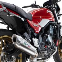 Pot echappement compatible avec Kawasaki Z 650 RS 2024-2025, GP-Revo Titanium, Silencieux homologué pour bruit, échappement complet avec catalyseur et db killer 