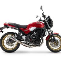 GPR pot echappement compatible avec  Kawasaki Z 650 RS 2024-2025, Powercone Evo, Silencieux homologué pour bruit, échappement complet avec catalyseur et db killer 