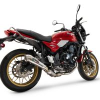 GPR pot echappement compatible avec  Kawasaki Z 650 RS 2024-2025, Powercone Evo, Silencieux homologué pour bruit, échappement complet avec catalyseur et db killer 
