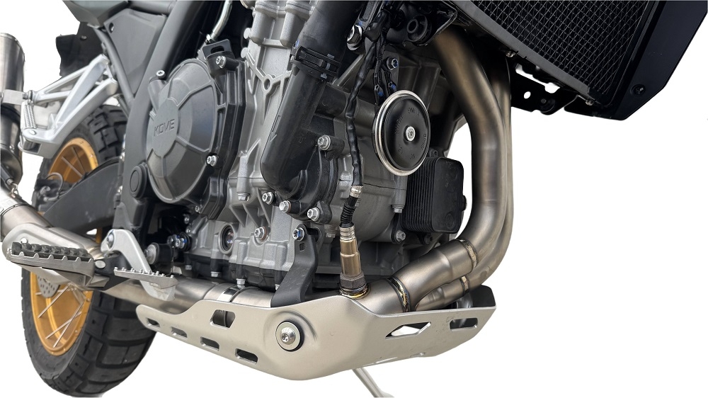 GPR pot echappement compatible avec  Kove 800X 2024-2026, Decatalizzatore RACING, Suppresseur de cataliseu, décatalyseurr, article sans homologation 