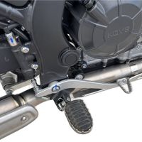 GPR pot echappement compatible avec  Kove 800X 2024-2026, Decatalizzatore RACING, Suppresseur de cataliseu, décatalyseurr, article sans homologation 