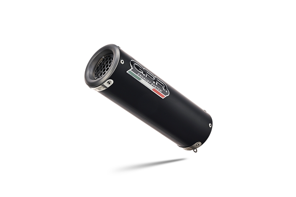 Pot echappement compatible avec Ducati Scrambler 800 2015-2016, M3 Black Titanium, Échappement légal, homologué,silencieux avec catalyseur, db killer amovible et tuyau de liaison spécifique 