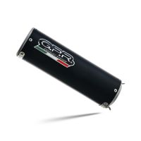Pot echappement compatible avec Ducati Scrambler 800 2015-2016, M3 Black Titanium, Échappement légal, homologué,silencieux avec catalyseur, db killer amovible et tuyau de liaison spécifique 