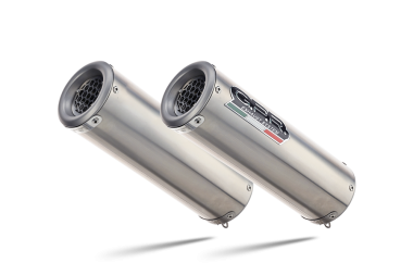 Pot echappement compatible avec Ducati 748 -S -SP -SPS -R -RS 1995-2002, M3 Inox , Paire de pot échappement homologué et légal, silencieux avec mi-collecteur y db killer amovible 