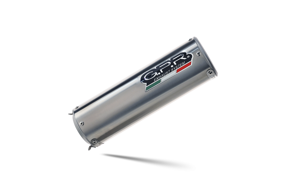 Pot echappement compatible avec Moto Guzzi Griso 1100 2005-2008, M3 Inox , Pot Échappement slip-on homologué, légal, avec db killer amovible, tuyau de liaison et catalyseur 
