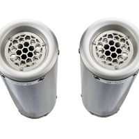 Pot echappement compatible avec Ducati Monster 796 2010-2014, M3 Inox , Paire de pot d'échappement homologuées, livrées avec db killer amovible et raccords spécifiques 