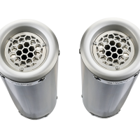 Pot echappement compatible avec Aprilia Shiver 900 2017-2020, M3 Inox , Paire de pot d'échappement homologuées, livrées avec db killer amovible et raccords spécifiques 