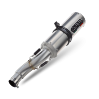 Pot echappement compatible avec Aprilia Shiver 900 2017-2020, M3 Inox , Paire de pot d'échappement homologuées, livrées avec db killer amovible et raccords spécifiques 