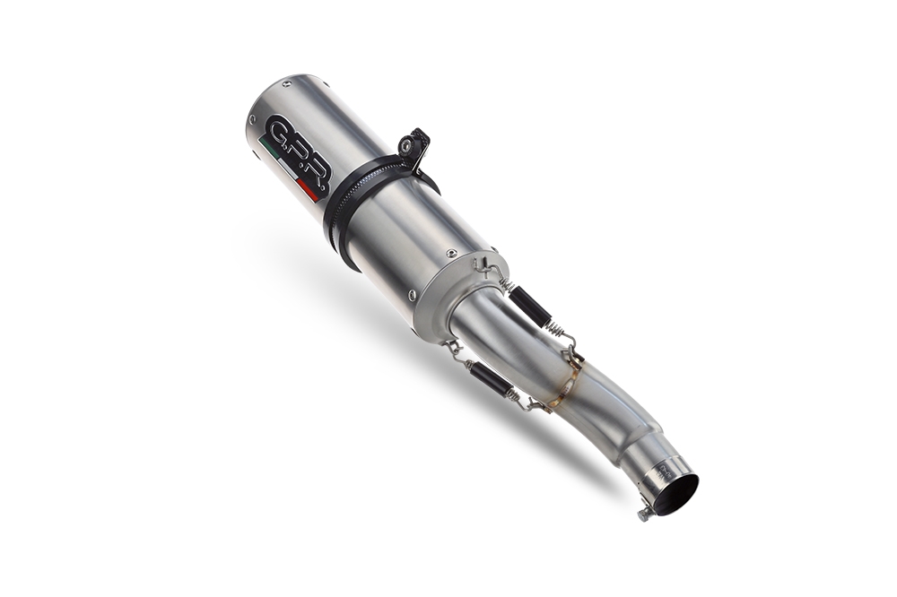 Pot echappement compatible avec Yamaha Yzf R6 2017-2025, M3 Inox , Pot échappement racing, avec les tuyaux de liaison, article sans homologation 