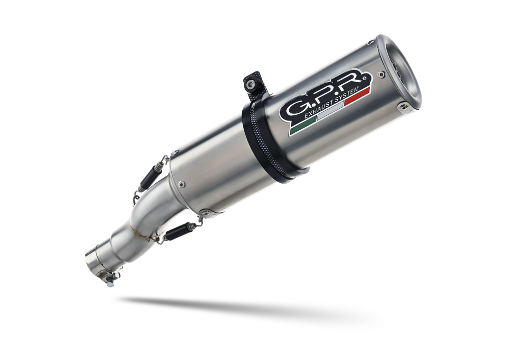 Pot echappement compatible avec Bmw R Nine-T 1200 -Pure -Racer -Urban G-S 2017-2023, M3 Inox , Échappement légal, homologué,silencieux avec db killer amovible et tuyau de liaison spécifique 