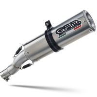 Pot echappement compatible avec Moto Guzzi Griso 1100 2005-2008, M3 Inox , Pot Échappement slip-on homologué, légal, avec db killer amovible, tuyau de liaison et catalyseur 