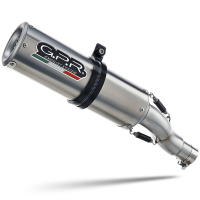 Pot echappement compatible avec Yamaha XSR900 2022-2024, M3 Inox , Homologué et légal, système d'échappement complet avec catalyseur et db killer amovible 