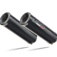 Pot echappement compatible avec Honda Vfr 800 V-Tec 2002-2013, M3 Poppy , Paire de pot d'échappement homologuées, livrées avec db killer amovible et raccords spécifiques 