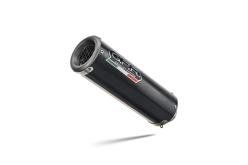 Pot echappement compatible avec Keeway Rkf 125 2021-2023, M3 Poppy , Homologué et légal, système d'échappement complet avec catalyseur et db killer amovible 