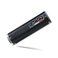 Pot echappement compatible avec Moto Guzzi Griso 1100 2005-2008, M3 Poppy , Pot Échappement slip-on homologué, légal, avec db killer amovible, tuyau de liaison et catalyseur 
